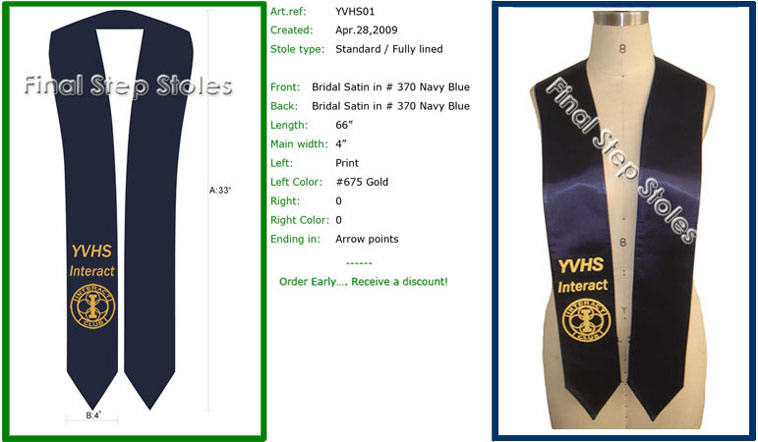 Custom stoles