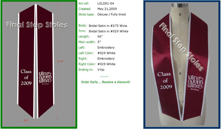 Gradation sashes